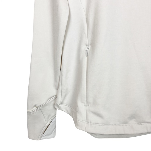 Athleta Bootcamp Hoodie in Off-White/Ivory Size Small - Picture 5 of 11